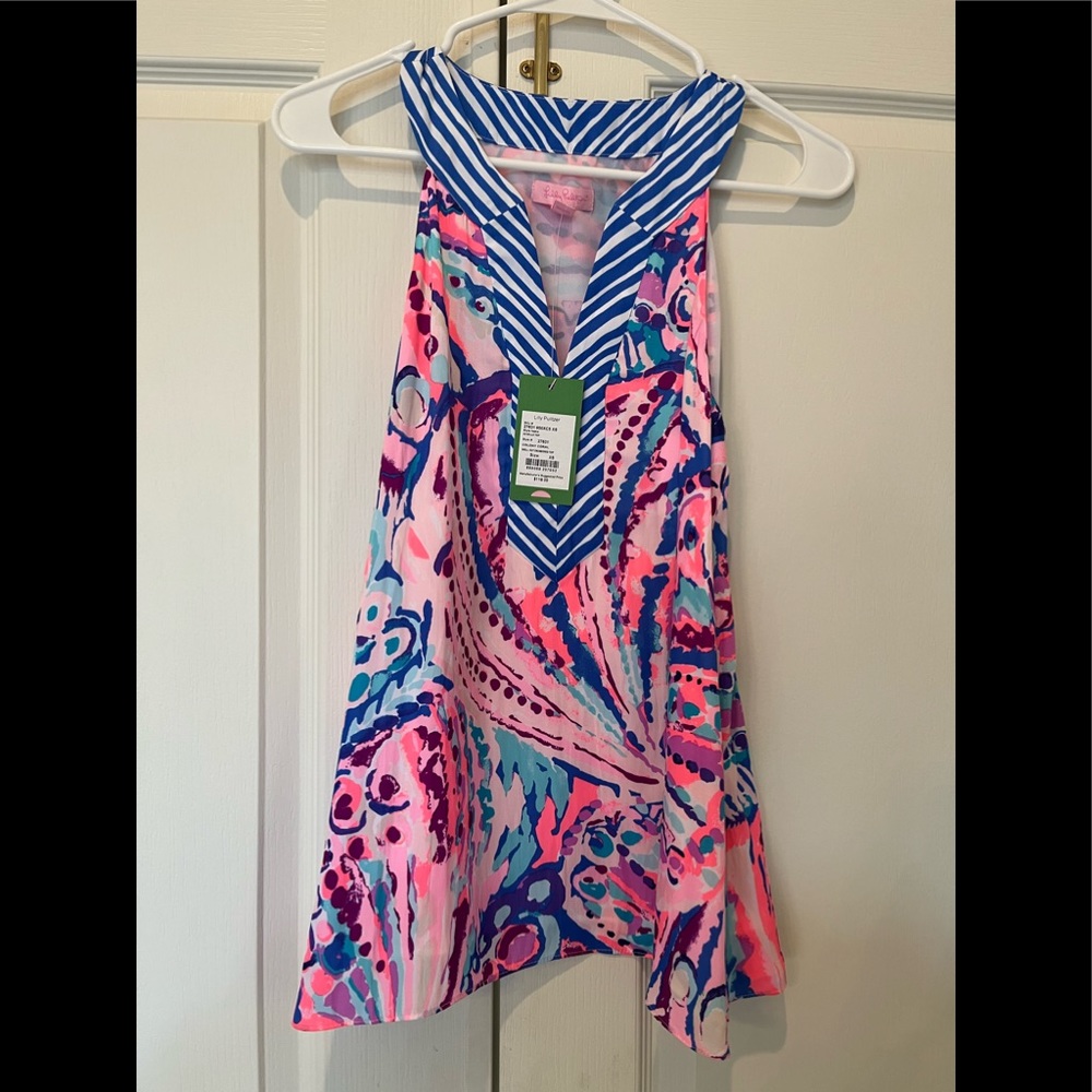 XS colony coral shell out engineered top achelle top